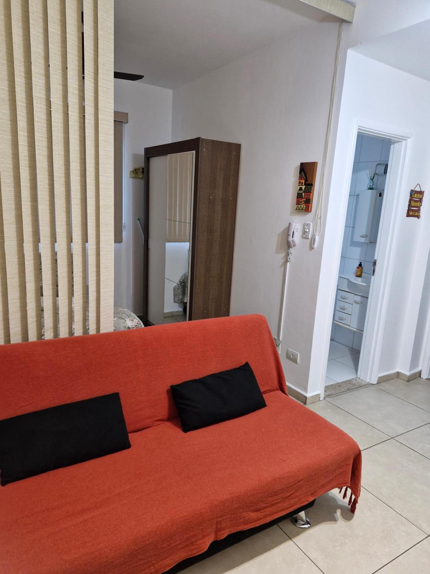 Sala Living Na Quadra Da Apartment